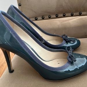 D&G shoes blue patent leather